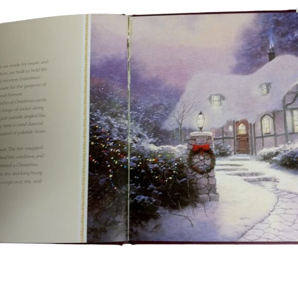 I'll Be Home for Christmas Painter of Lights Thomas Kinkade Lighted Path Book - Picture 6 of 15